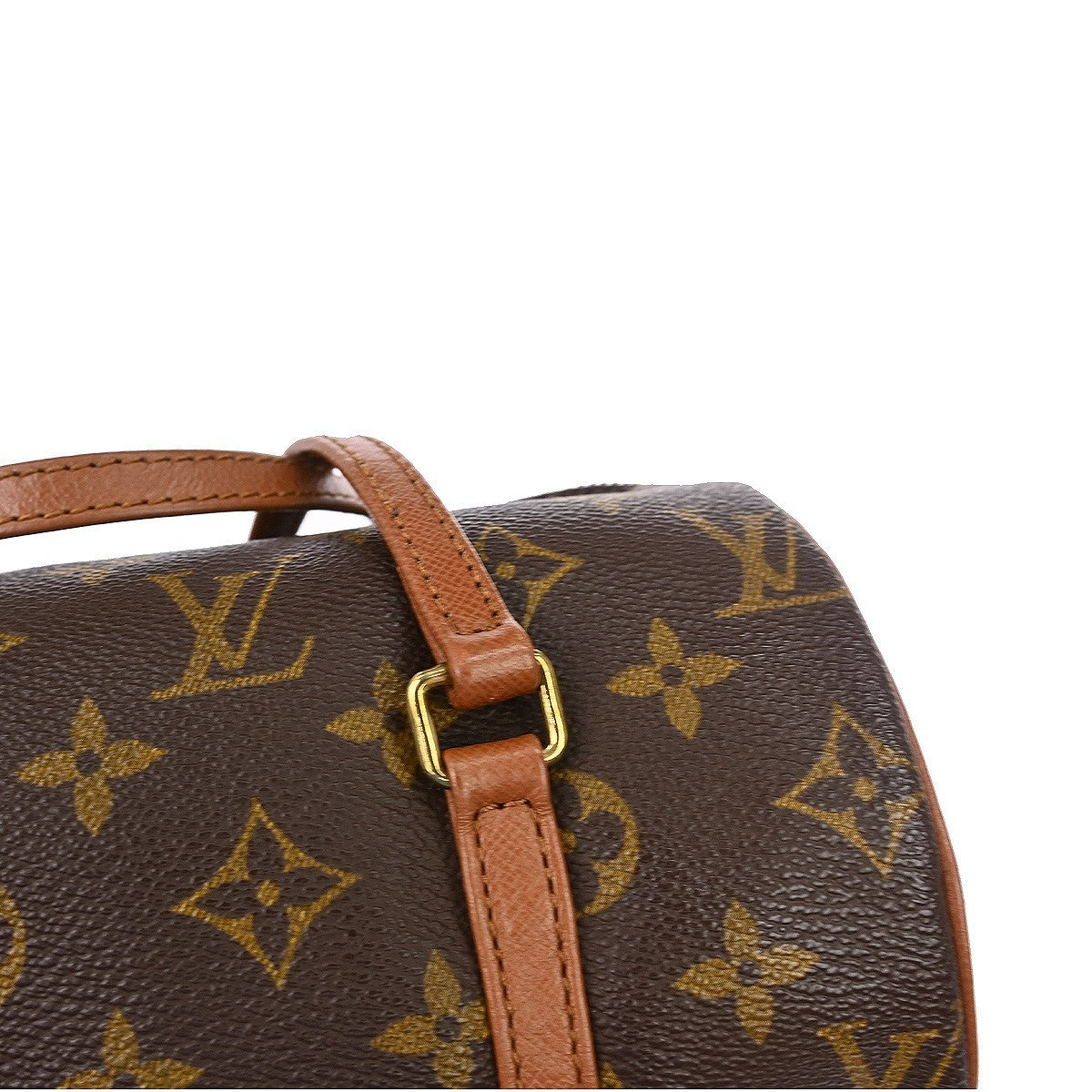 Louis Vuitton Papillon Handbag Monogram Canvas, Brown, Canvas, Handbag
