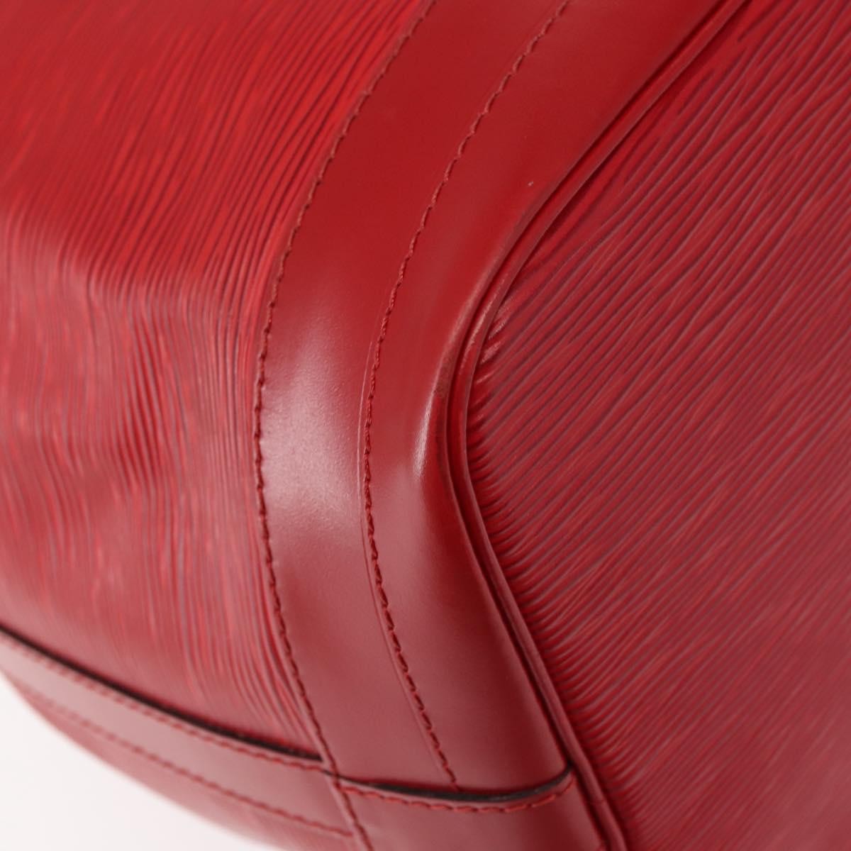 Louis Vuitton Noe Handbag Epi leather, RED, LEATHER, Shoulder bag