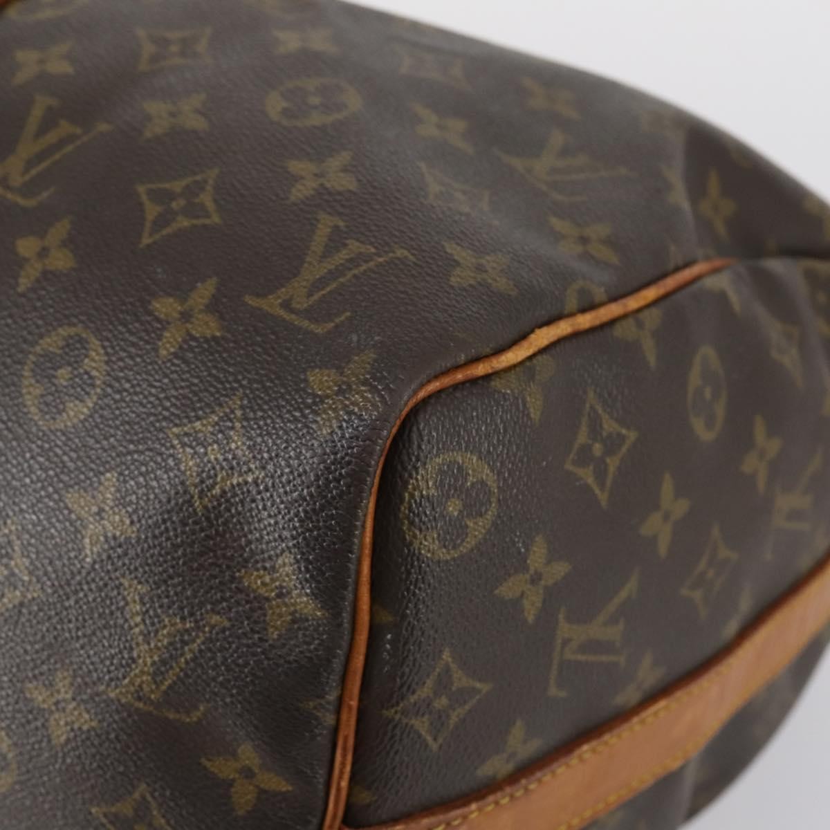 Louis Vuitton Keepall Bag Monogram Canvas, BROWN, CANVAS, Travel bag