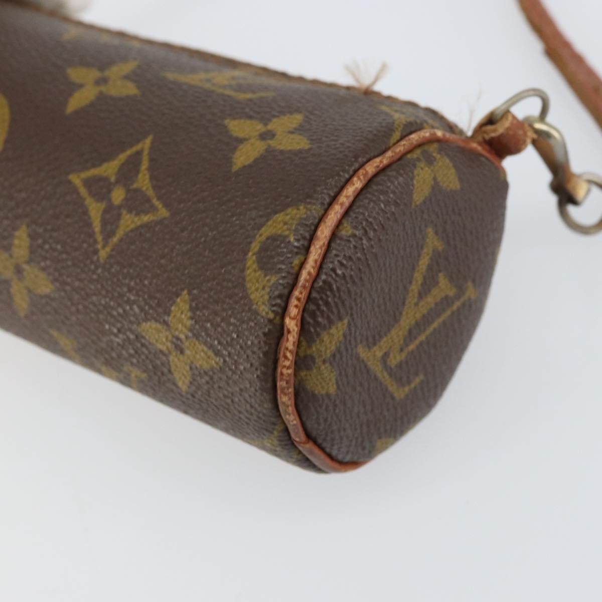 Louis Vuitton Papillon Pochette Monogram Canvas, BROWN, CANVAS, Clutche & pouche