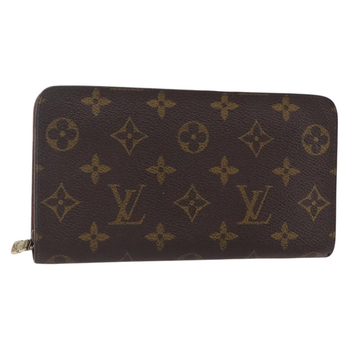 Louis Vuitton Zippy wallet Canvas, BROWN, CANVAS, Wallets