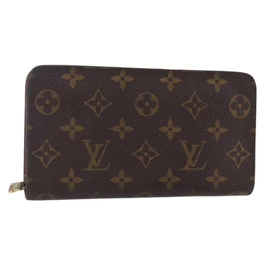 Louis Vuitton Zippy wallet Canvas, BROWN, CANVAS, Wallets