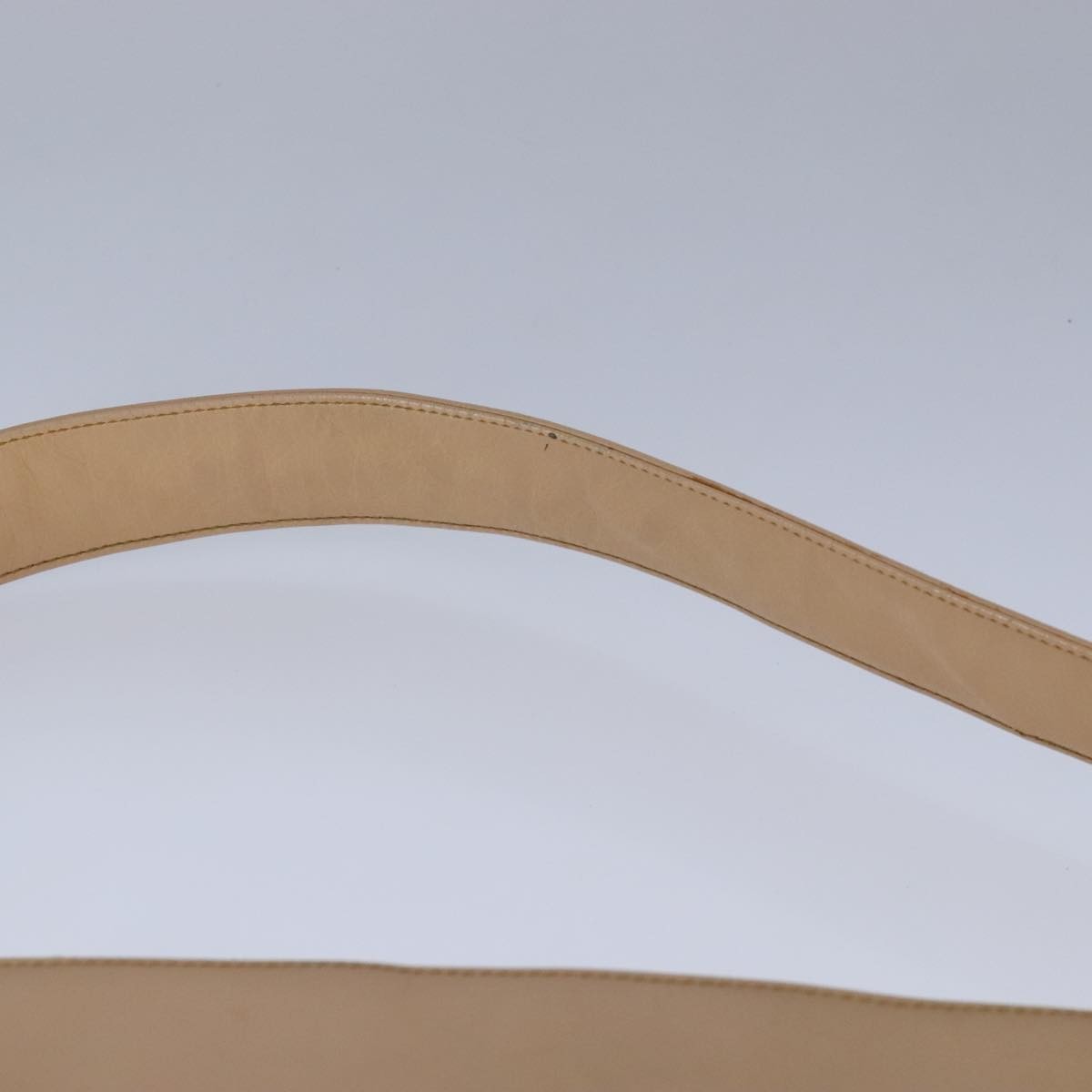 Prada Vintage Shoulder Bag Leather, BEIGE, LEATHER, Shoulder bag