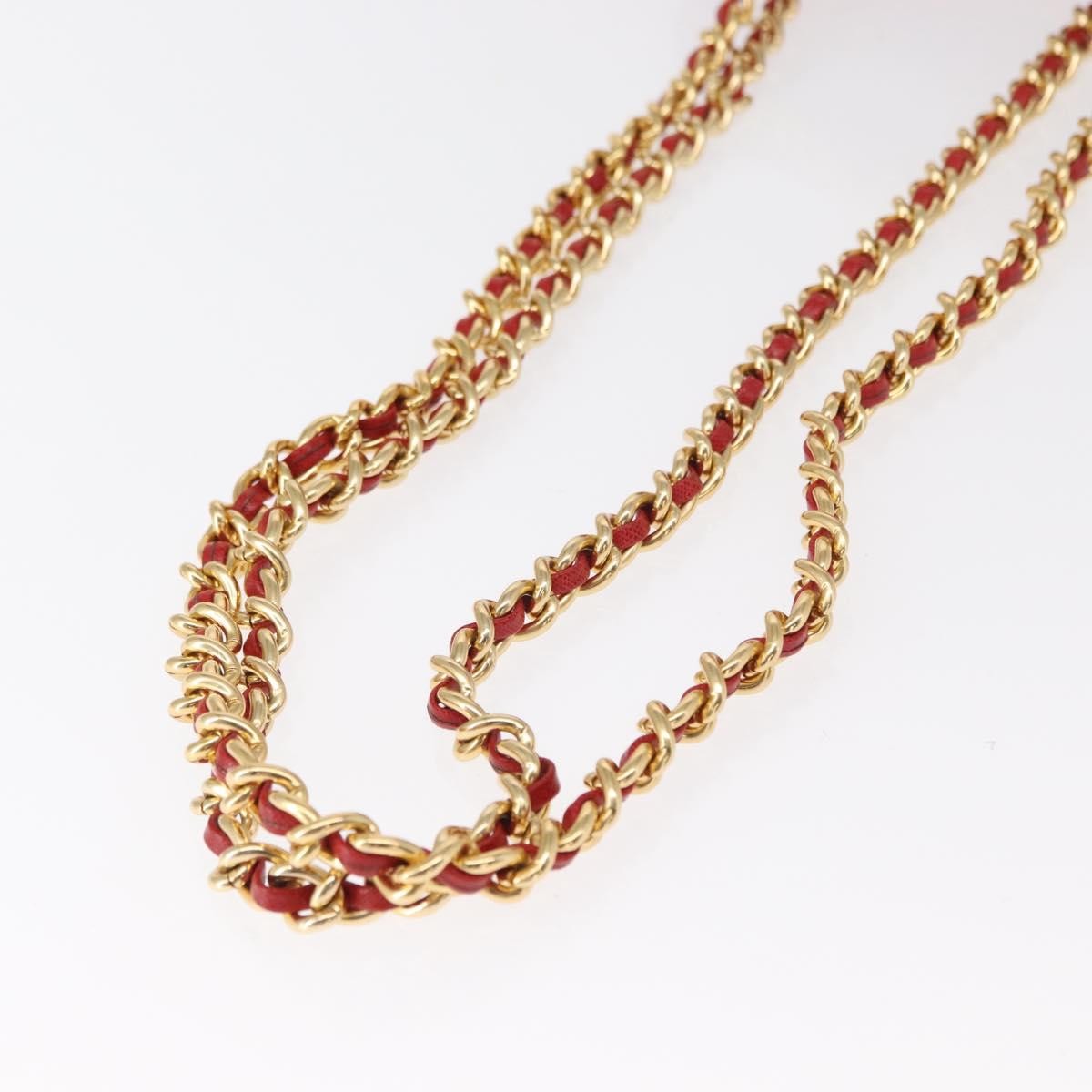 Prada Chain Shoulder Bag Quilted Tessuto, RED, NYLON, Shoulder bag