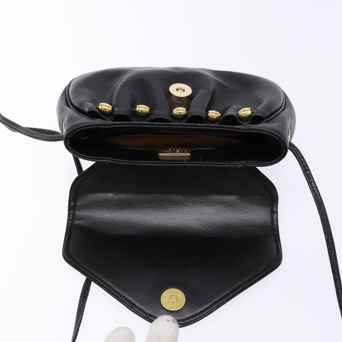 Givenchy Vintage 4G shoulder bag Leather, BLACK, LEATHER, Shoulder bag