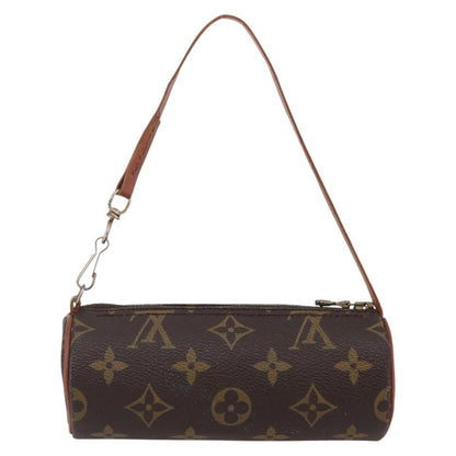 Louis Vuitton Papillon Pochette Monogram Canvas, BROWN, CANVAS, Handbag