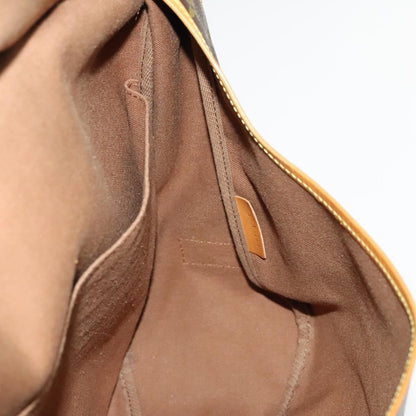 Louis Vuitton Saumur Handbag Monogram Canvas, BROWN, CANVAS, Shoulder bag