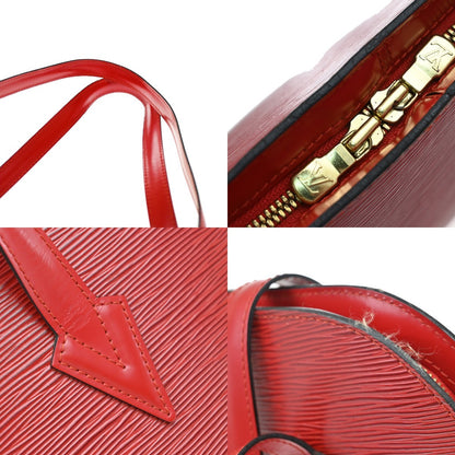 Louis Vuitton Lussac Handbag Epi Leather, RED, LEATHER, Shoulder bag