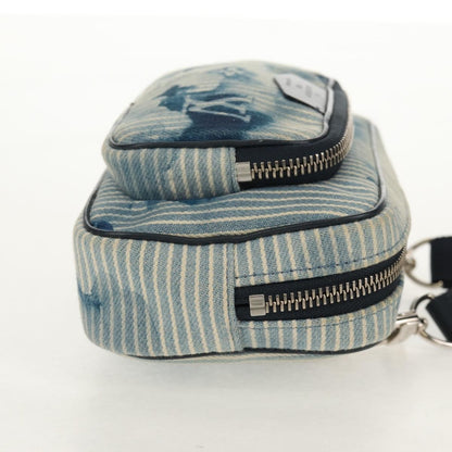 Louis Vuitton Outdoor Pouch Limited Edition Monogram Watercolor Stripes Denim, BLUE, CANVAS, Clutche & pouche