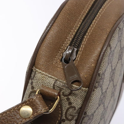 Gucci Sherry line pouch Canvas, BEIGE, PVC, Clutche & pouche