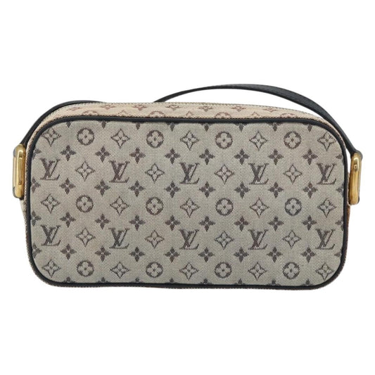 Louis Vuitton Juliette Crossbody Bag Mini Lin, BLUE, CANVAS, Shoulder bag