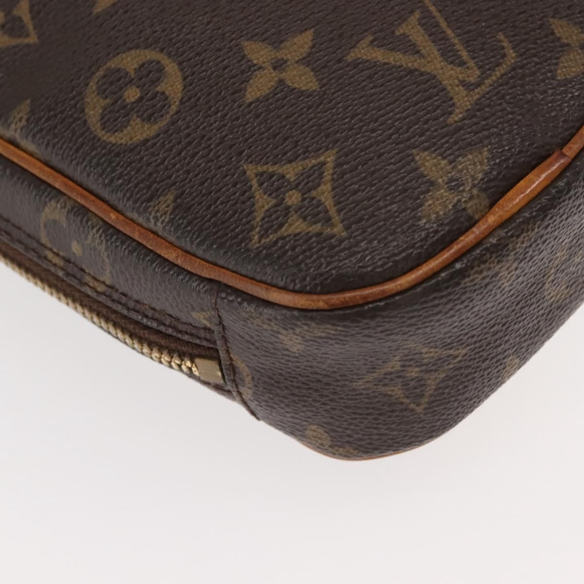 Louis Vuitton Pochette Gange Monogram Canvas, BROWN, CANVAS, Shoulder bag