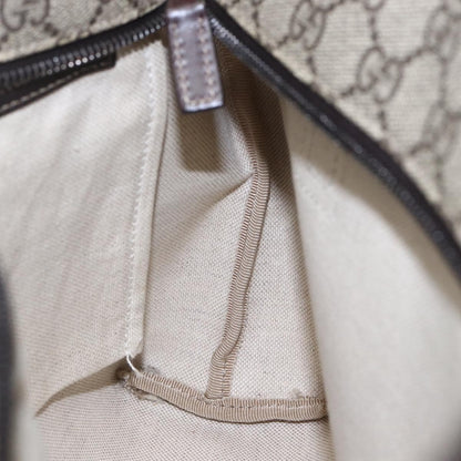 Gucci Plus Tote GG Coated Canvas with Leather, BEIGE, CANVAS, Tote bag