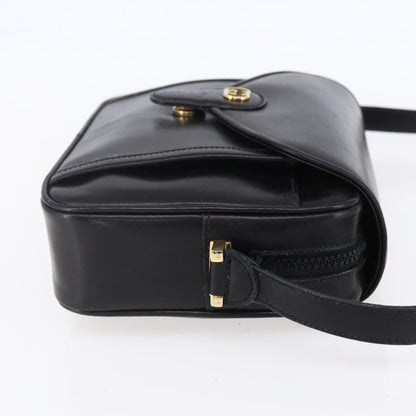 Gucci Vintage Shoulder Bag Leather, BLACK, LEATHER, Shoulder bag