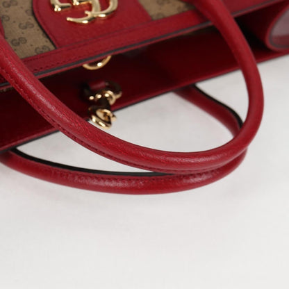 Gucci Doraemon Tote Printed Mini GG Coated Canvas, BROWN, CANVAS, Tote bag