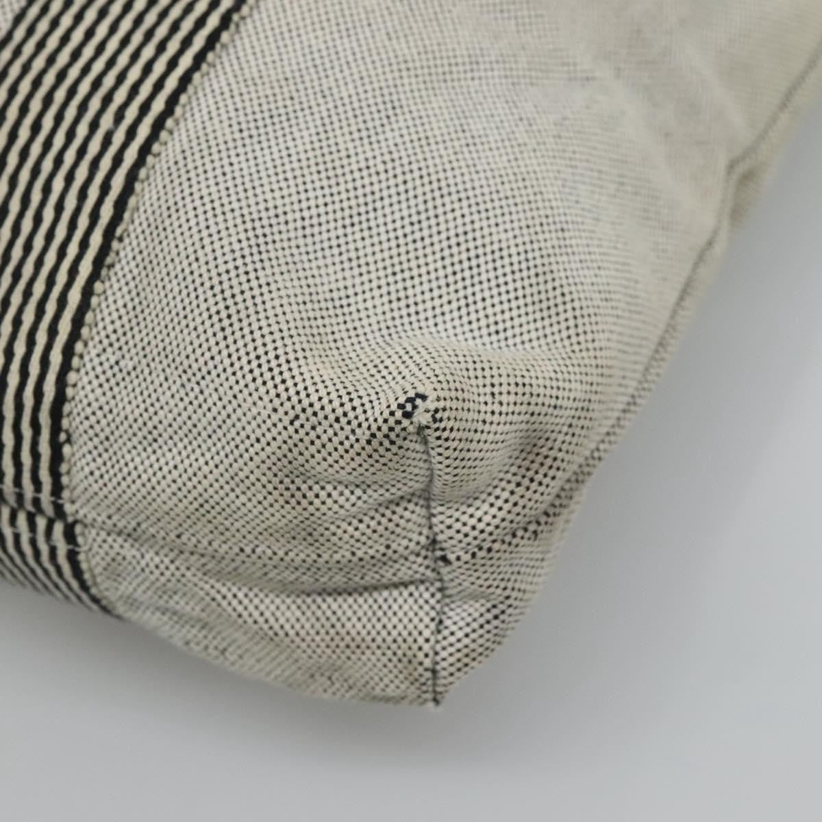 Hermes Fourre Tout Tote Canvas, GRAY, CANVAS, Tote bag