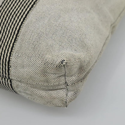 Hermes Fourre Tout Tote Canvas, GRAY, CANVAS, Tote bag