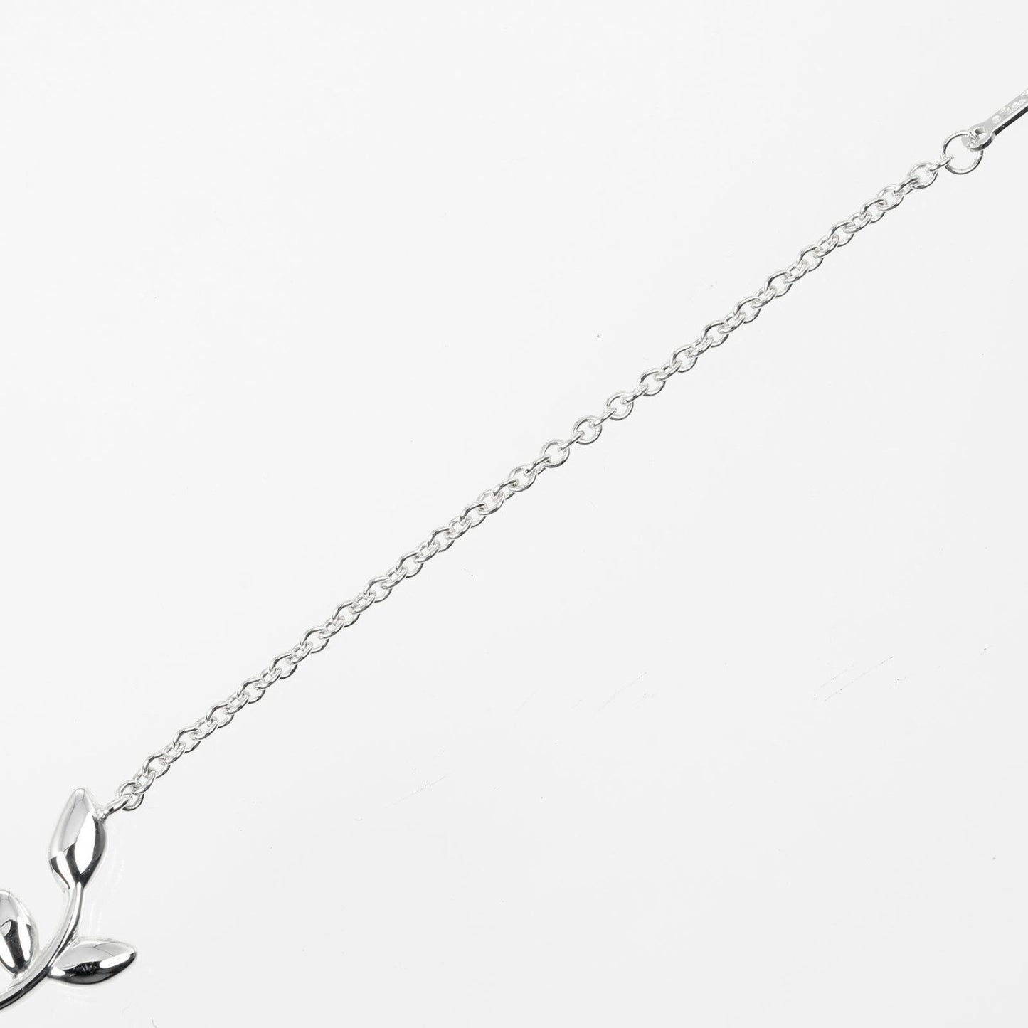 Tiffany & Co. Olive Leaf Chain Bracelet Sterling Silver, SILVER, SILVER, Bracelet