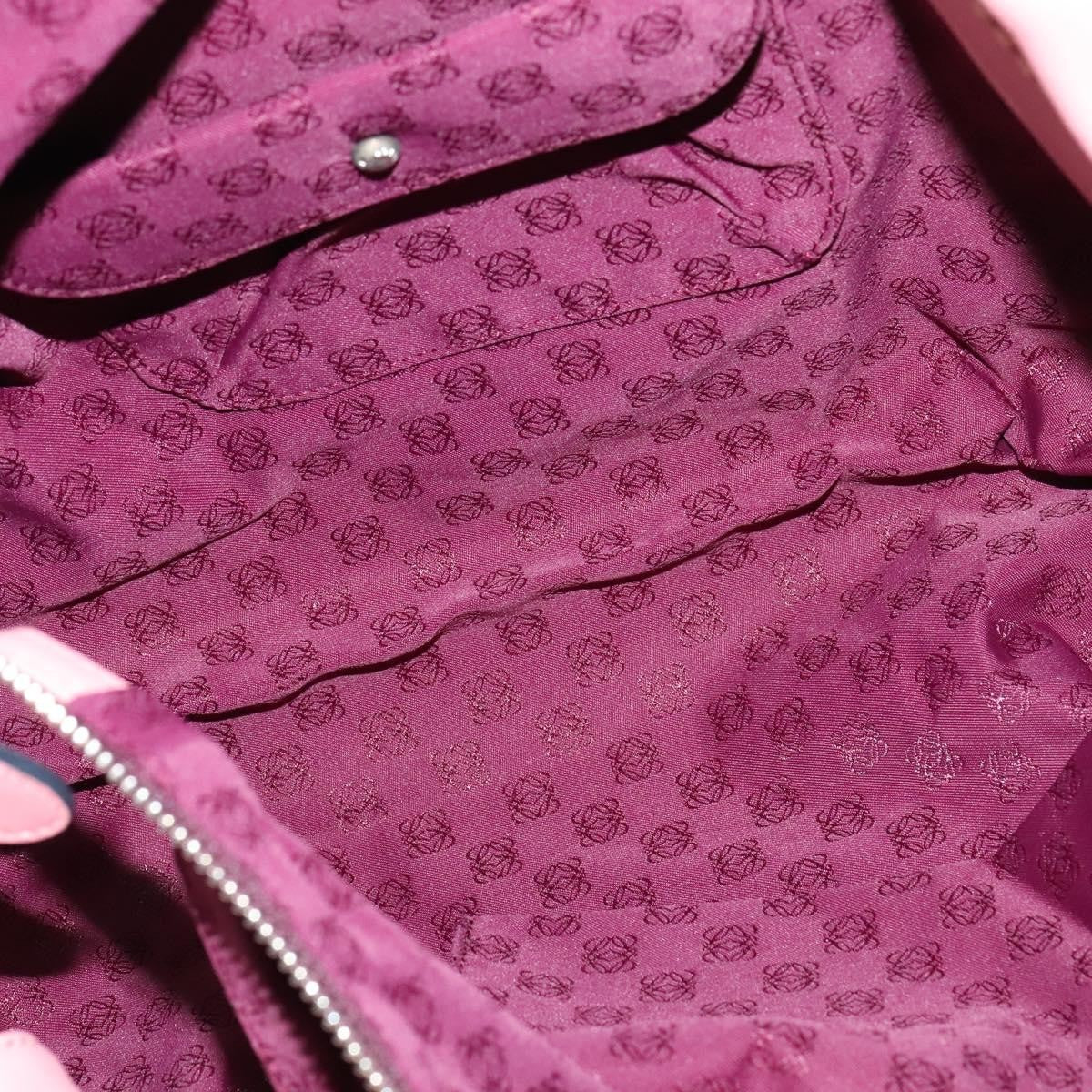 Loewe Anagram Logo Nappa Aire Hand Bag Leather, PINK, LEATHER, Handbag