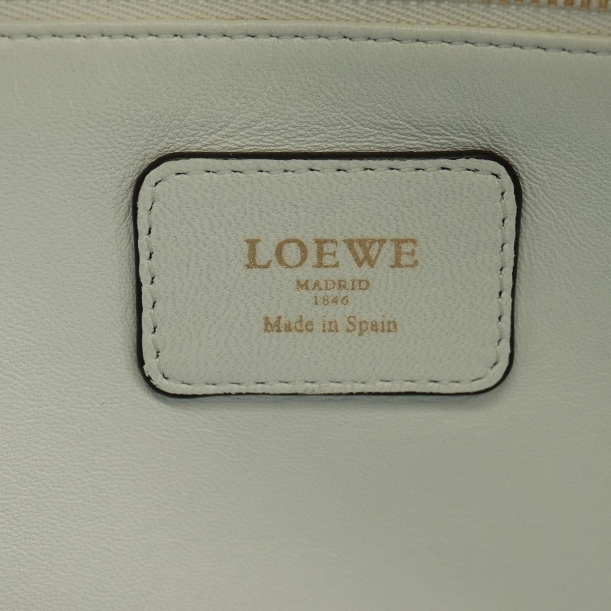Loewe Amazona NM Bag Leather, WHITE, LEATHER, Handbag