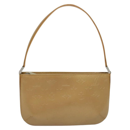 Louis Vuitton Mat Fowler Handbag Monogram Vernis, GOLD, LEATHER, Handbag
