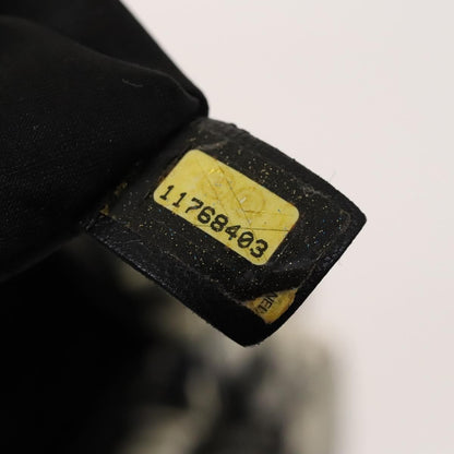 Chanel Kaleidoscope Chain Tote Quilted Printed Satin, BLACK, SILK, Tote bag