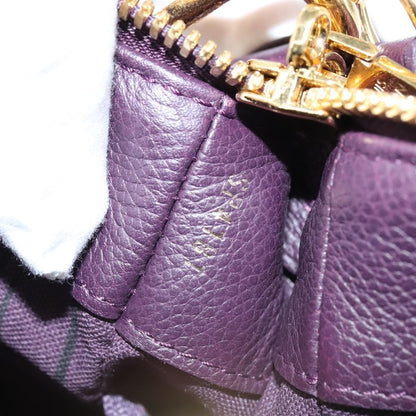Louis Vuitton Audacieuse Handbag Monogram Empreinte Leather, PURPLE, LEATHER, Shoulder bag