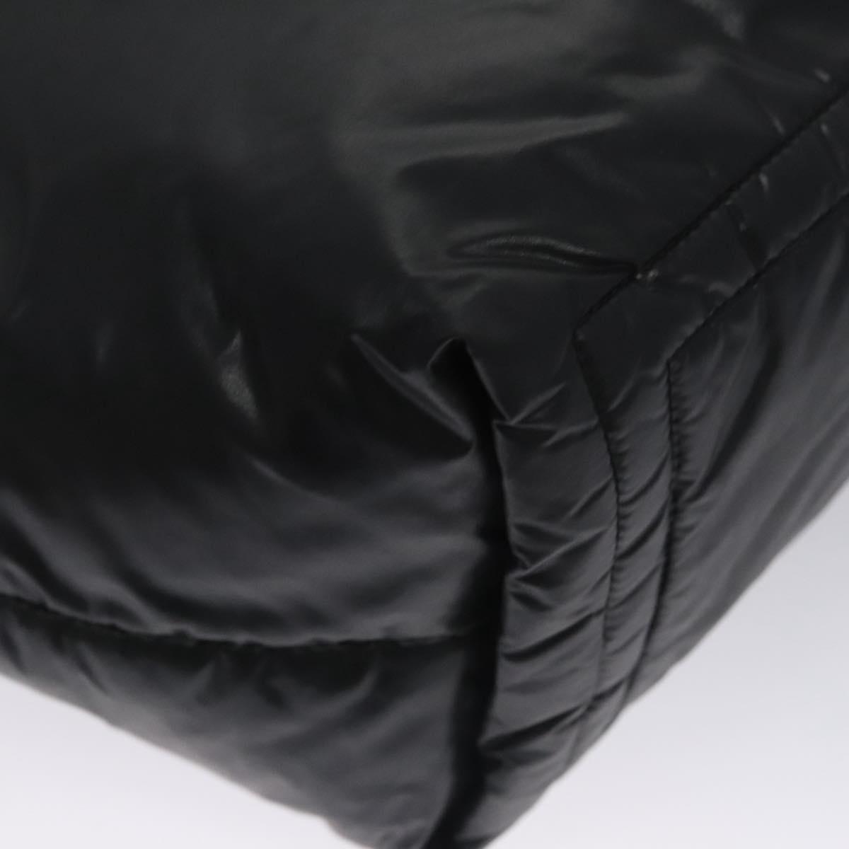 Chanel Coco Cocoon Reversible Tote Quilted Nylon, BLACK, NYLON, Tote bag