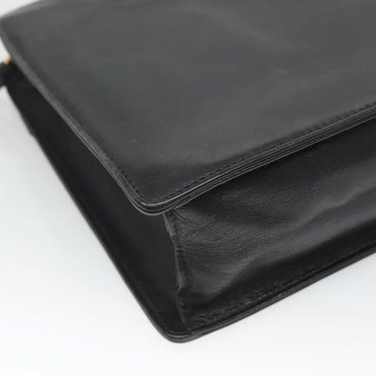 Loewe Anagram Clutch Bag Leather, BLACK, LEATHER, Clutche & pouche