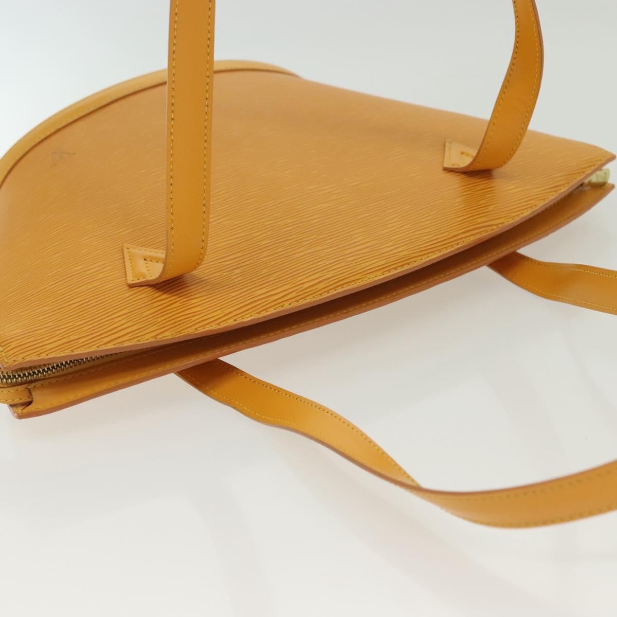 Louis Vuitton Saint Jacques Handbag Epi Leather, YELLOW, LEATHER, Handbag