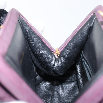 Chanel Bow cluth Suede, PURPLE, SUEDE, Clutche & pouche