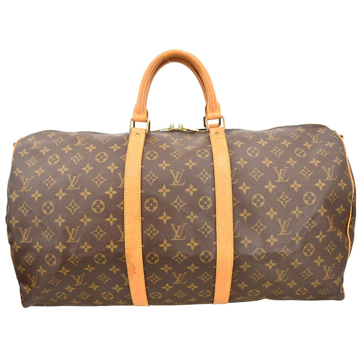 Louis Vuitton Keepall Bandouliere Bag Monogram Canvas, Brown, Canvas, Travel Bag