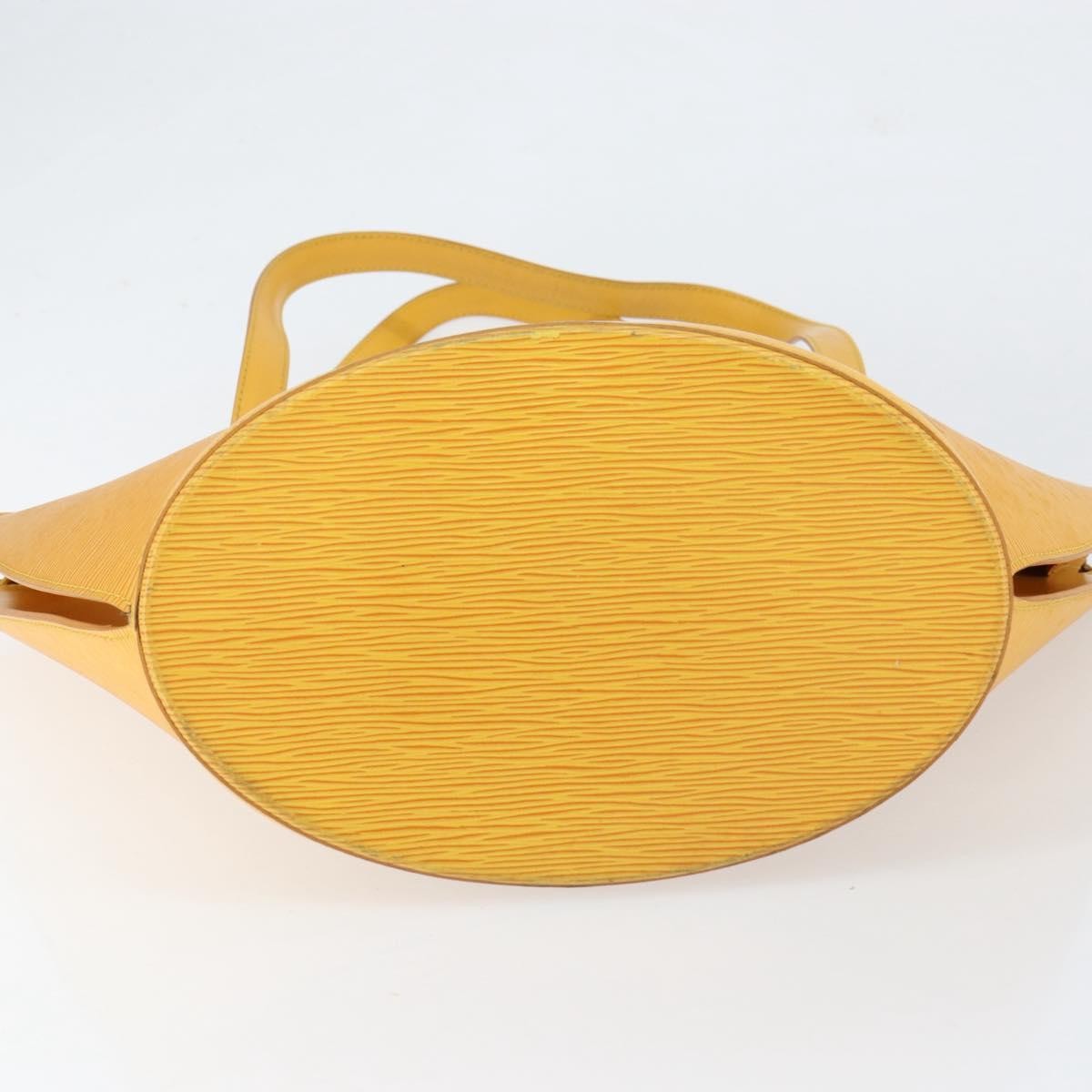 Louis Vuitton Saint Jacques Handbag Epi Leather, YELLOW, LEATHER, Handbag