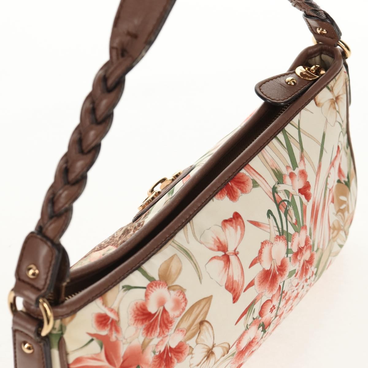 Salvatore Ferragamo Gancini Shoulder Bag Nylon, MULTICOLOUR, NYLON, Shoulder bag