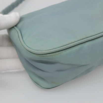 Prada Pochette Shoulder Bag Tessuto, BLUE, NYLON, Clutche & pouche