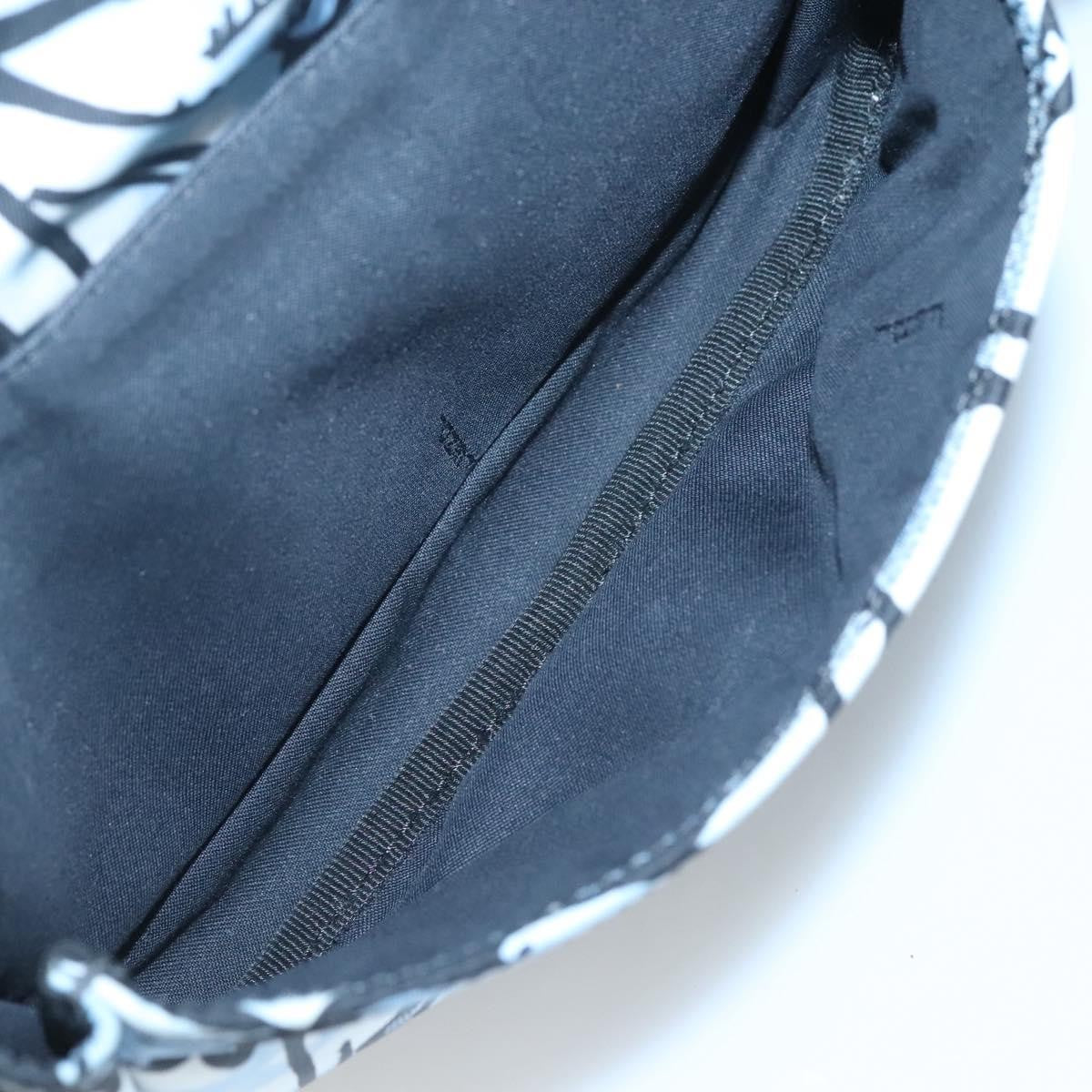 Fendi Baguette Backpack Printed Nylon, BLUE, NYLON, Backpack