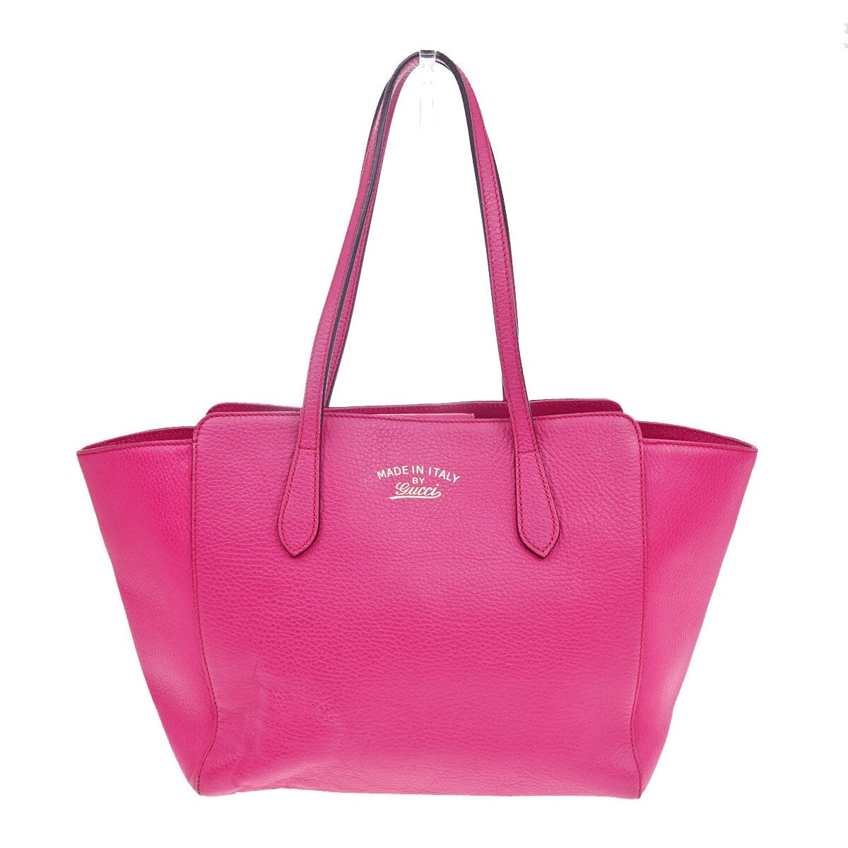 Gucci Swing Tote Leather, PINK, LEATHER, Tote bag