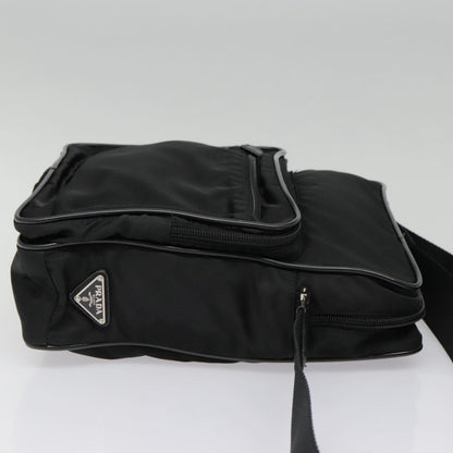 Prada Vintage Shoulder Bag Tessuto, BLACK, NYLON, Shoulder bag