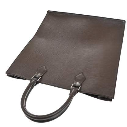 Louis Vuitton Sac Plat Bag Epi Leather, BROWN, LEATHER, Tote bag