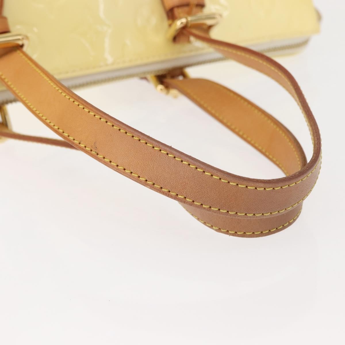 Louis Vuitton Rosewood Avenue Handbag Monogram Vernis, BEIGE, PATENT_LEATHER, Handbag