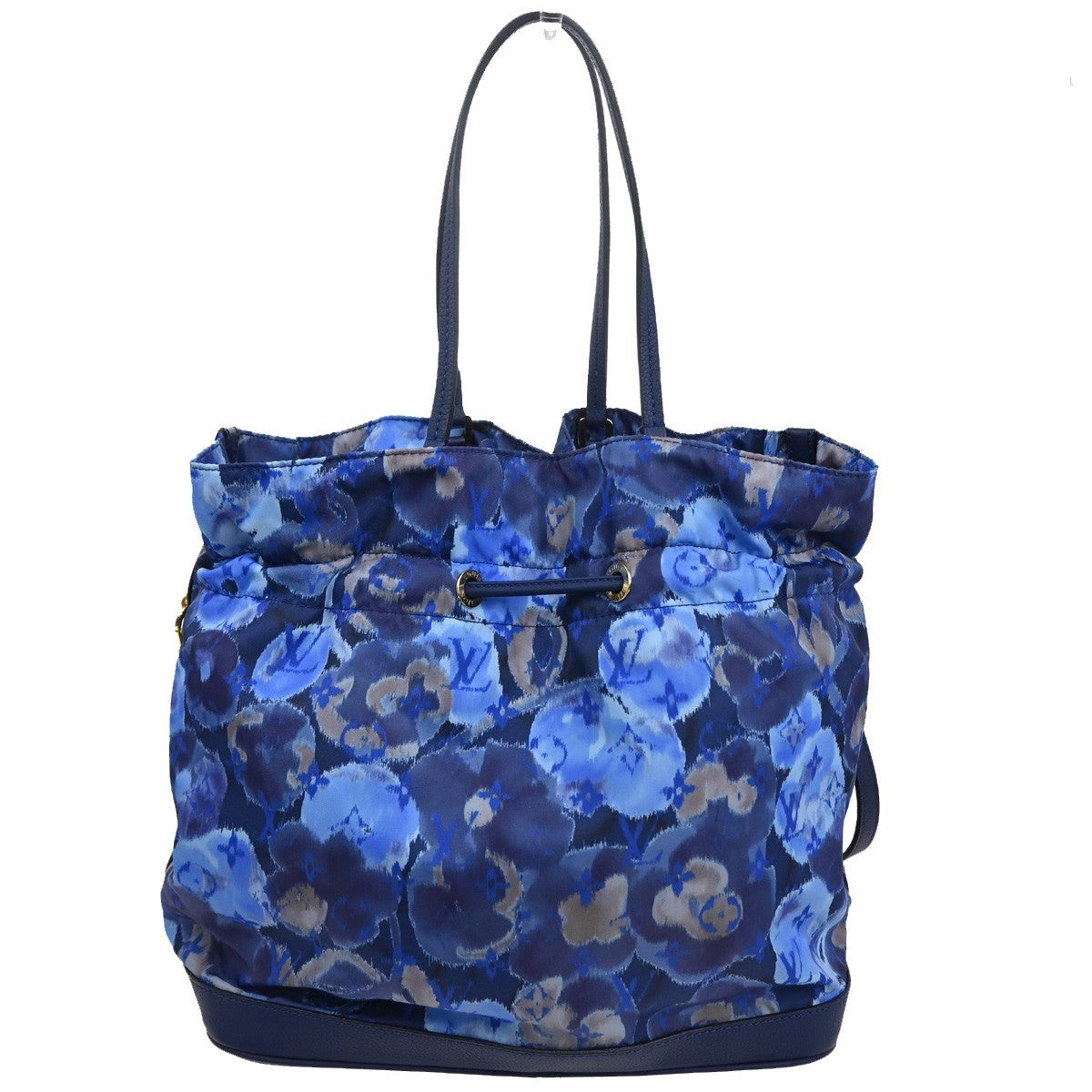 Louis Vuitton Noefull Handbag Ikat Nylon, BLUE, NYLON, Shoulder bag