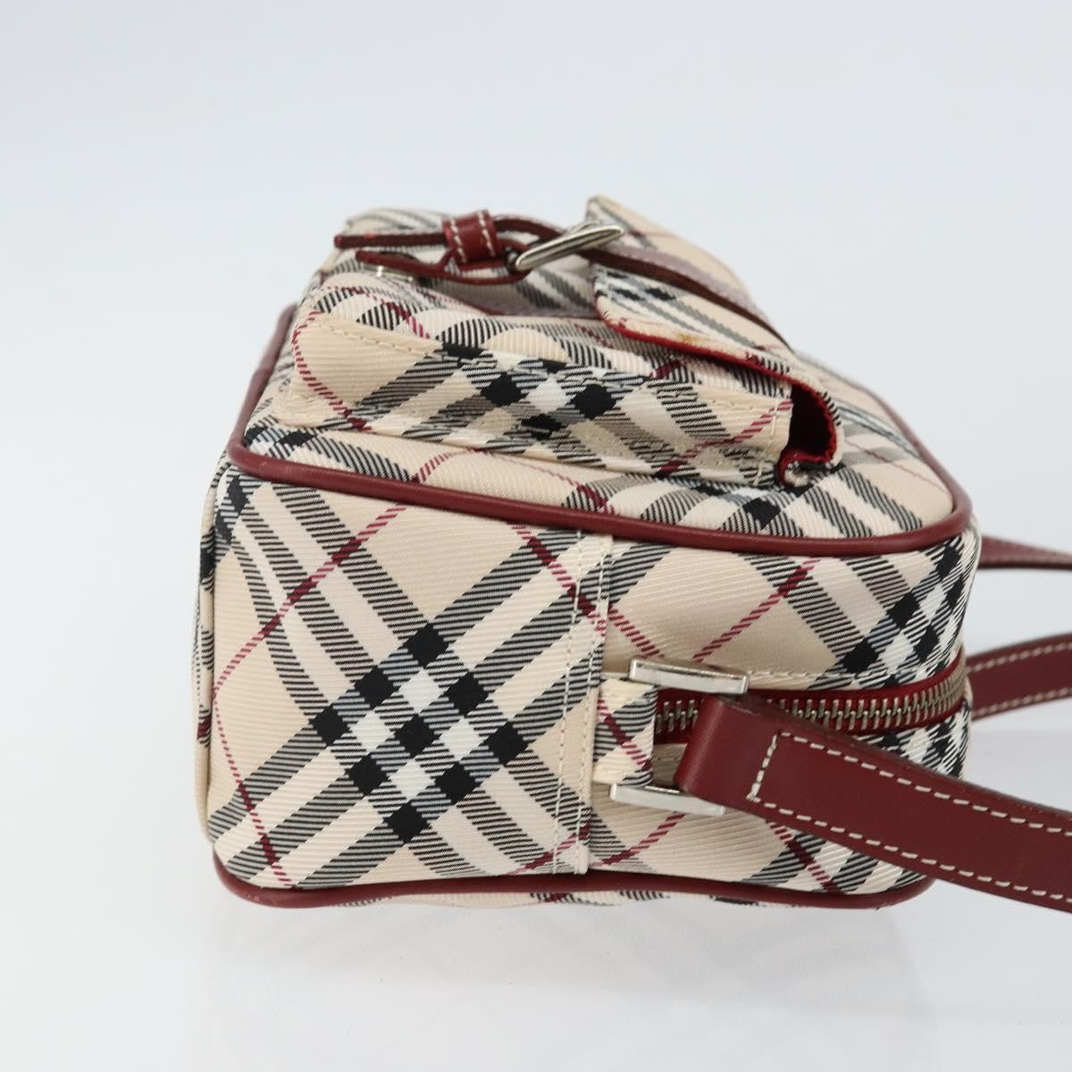 Burberry Nova Check Blue Label Canvas, BEIGE, CANVAS, Shoulder bag