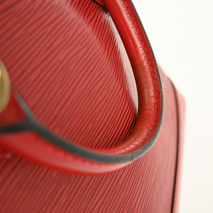 Louis Vuitton Alma Handbag Epi Leather, RED, LEATHER, Handbag