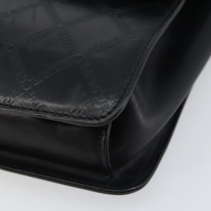 Versace Vintage Handbag Leather, BLACK, LEATHER, Handbag
