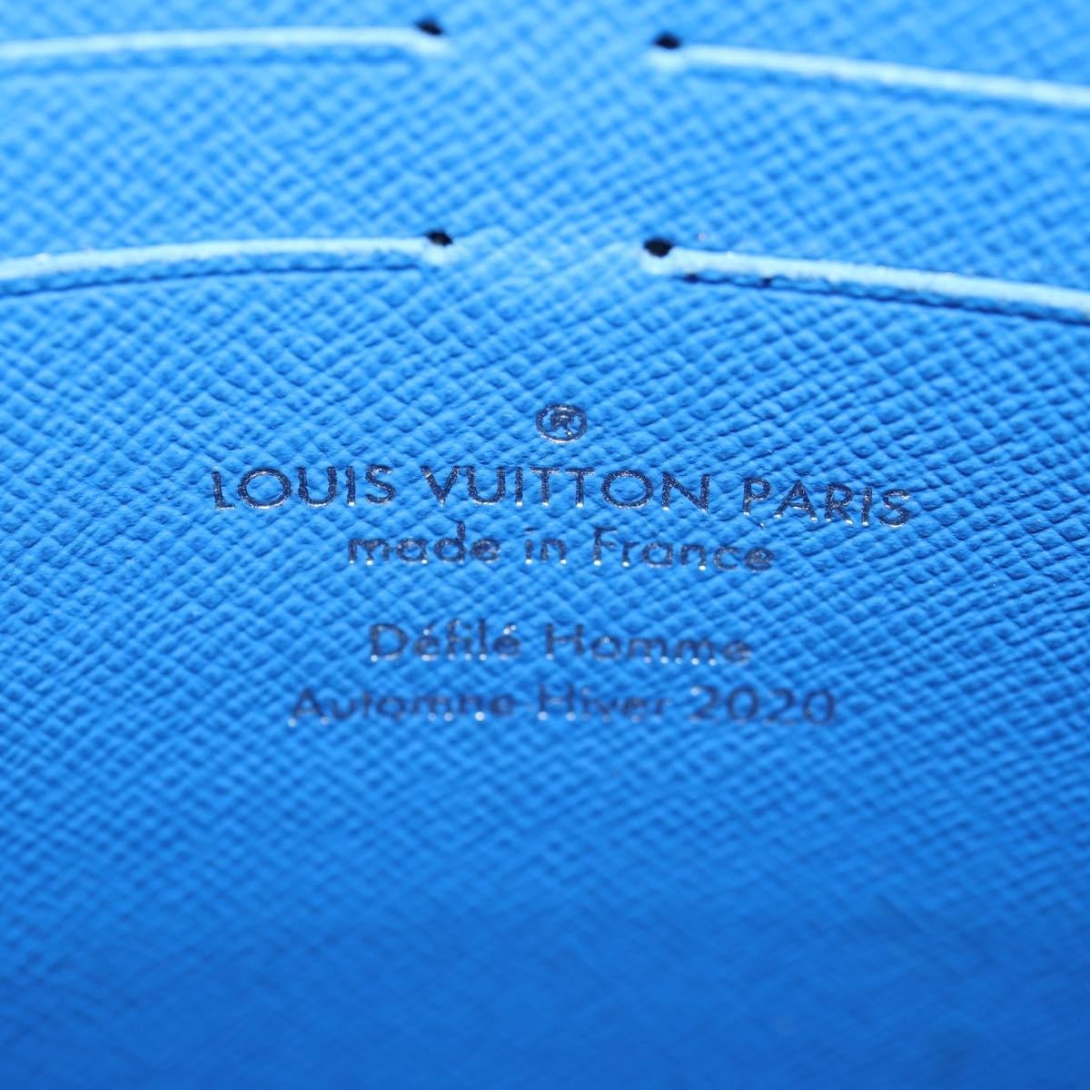 Louis Vuitton Pochette Voyage Limited Edition Monogram Clouds, BLUE, PVC, Clutche & pouche