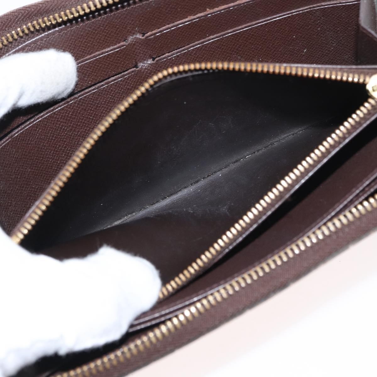 Louis Vuitton Zippy Wallet NM Damier, BROWN, CANVAS, Wallets