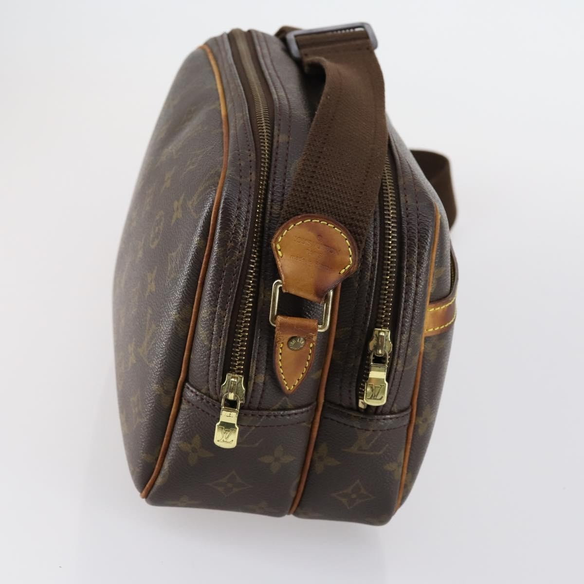 Louis Vuitton Reporter Bag Monogram Canvas, BROWN, CANVAS, Shoulder bag
