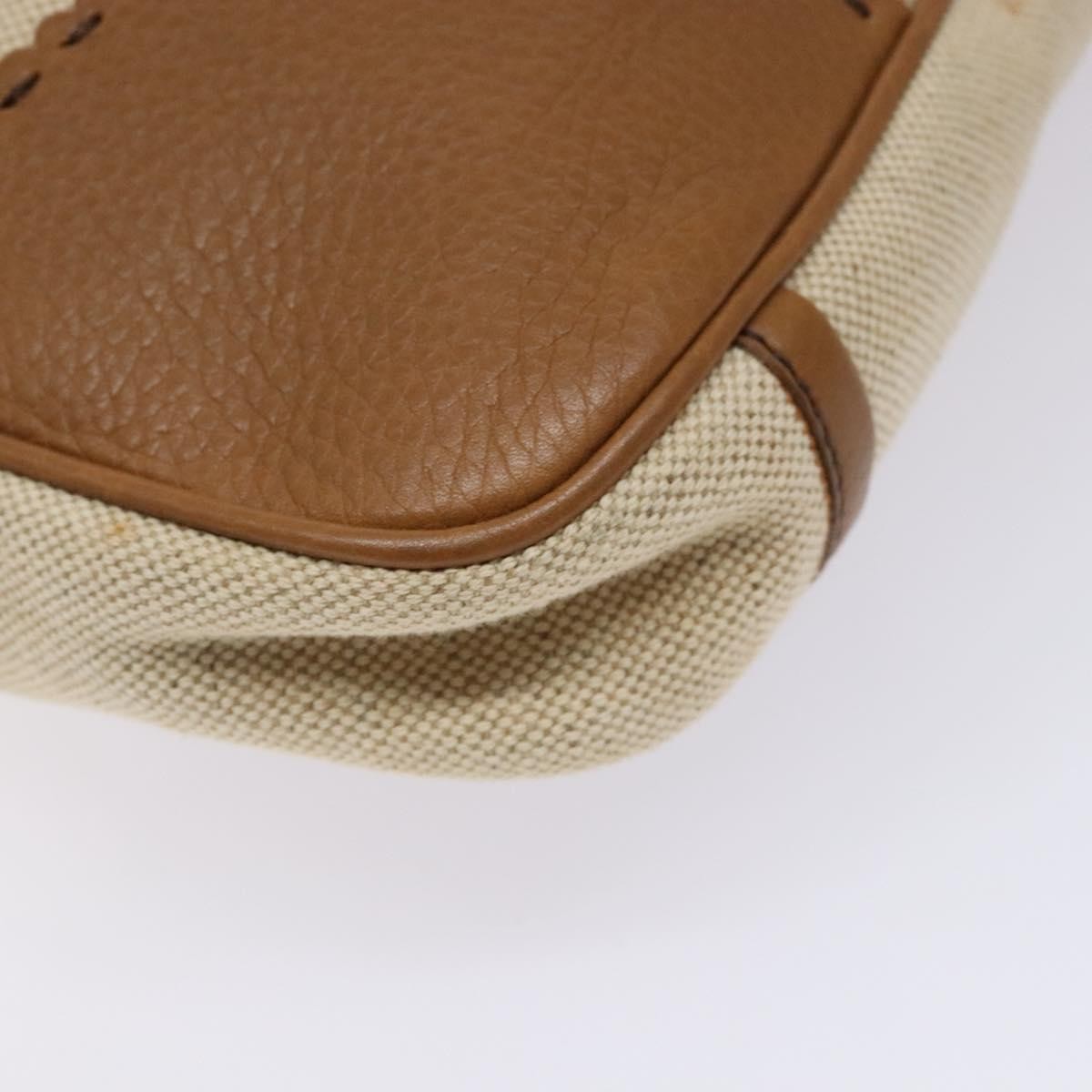 Prada Vintage Convertible Tote Canvas and leather, BEIGE, CANVAS, Tote bag