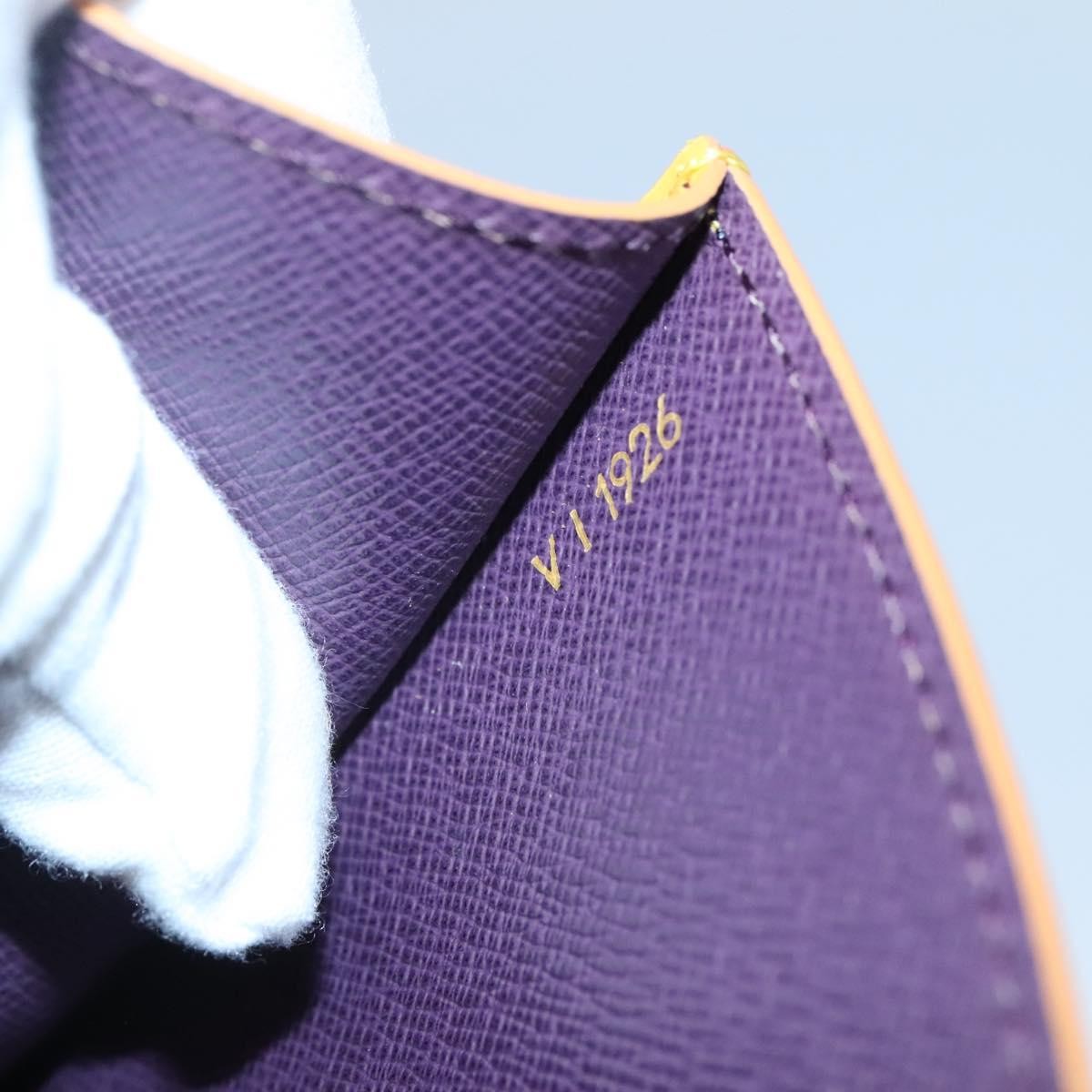 Louis Vuitton Art Deco Clutch Epi Leather, YELLOW, LEATHER, Clutche & pouche