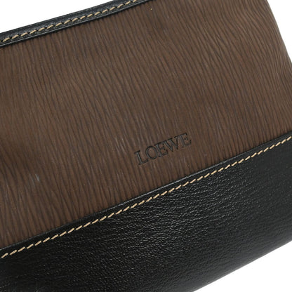 Loewe Velazquez Clutch Bag Leather, Brown, Leather, Clutch